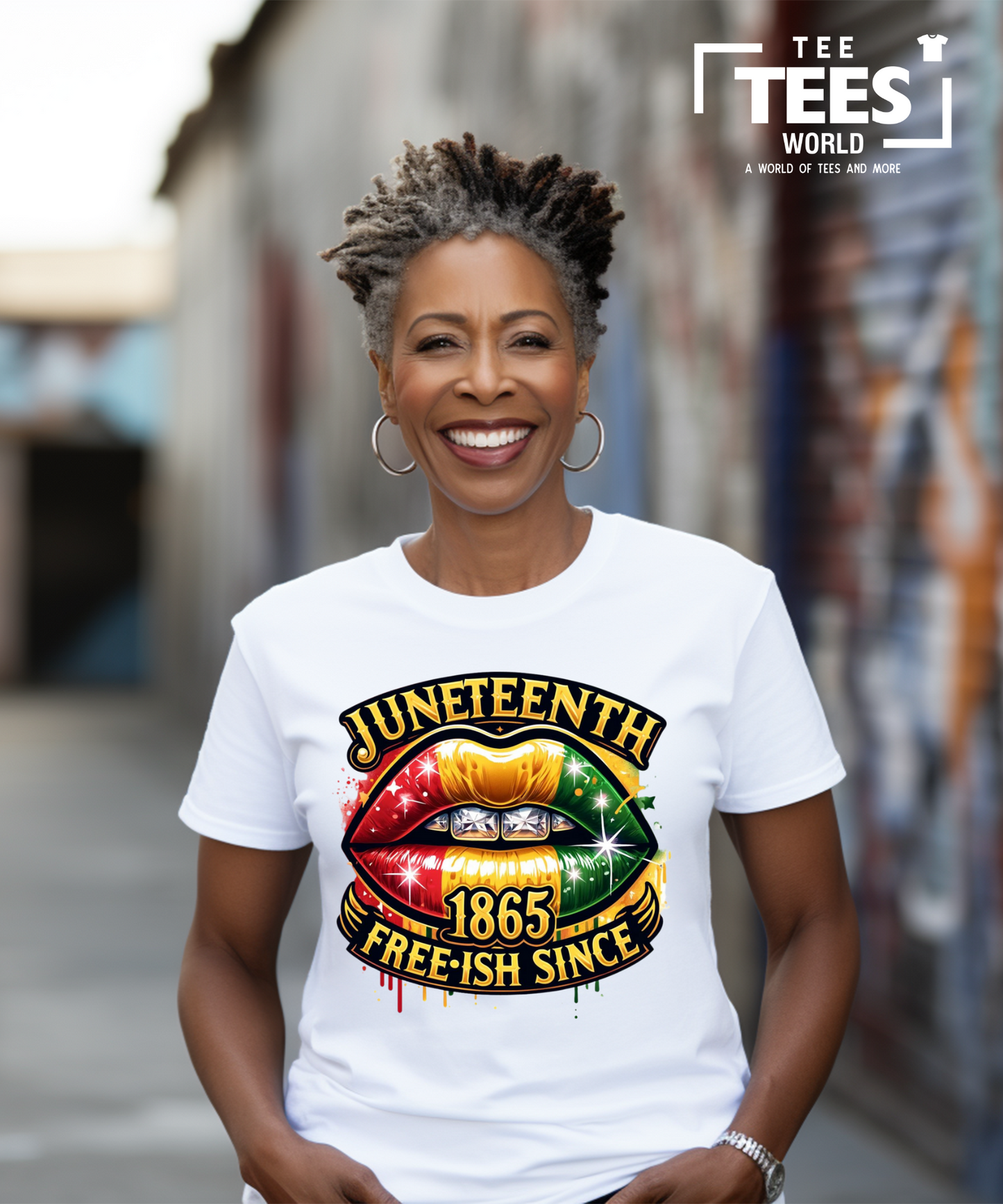Juneteenth Free-ish Lips 1865 T-Shirt