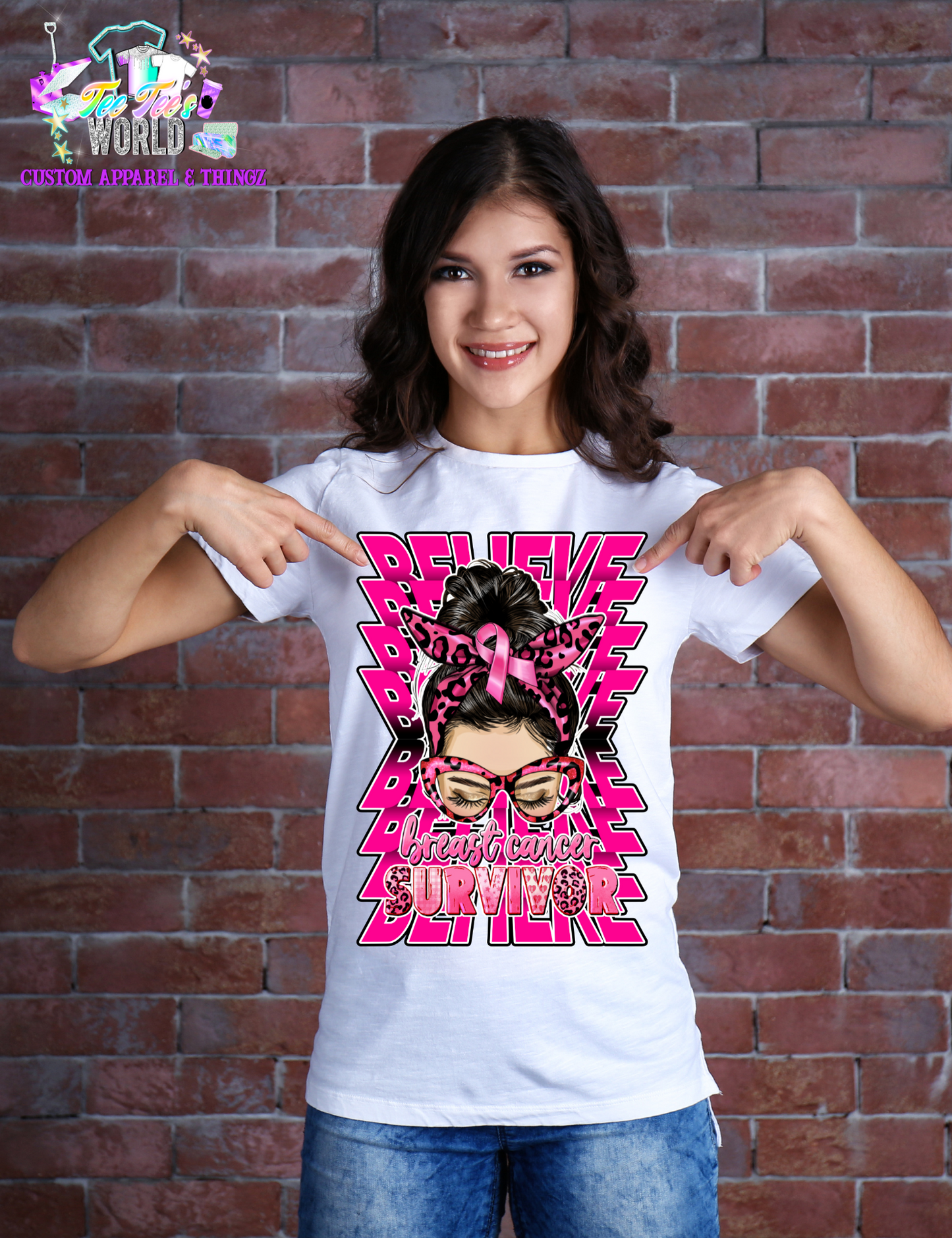 Breast Cancer Survivor Believe T-Shirt