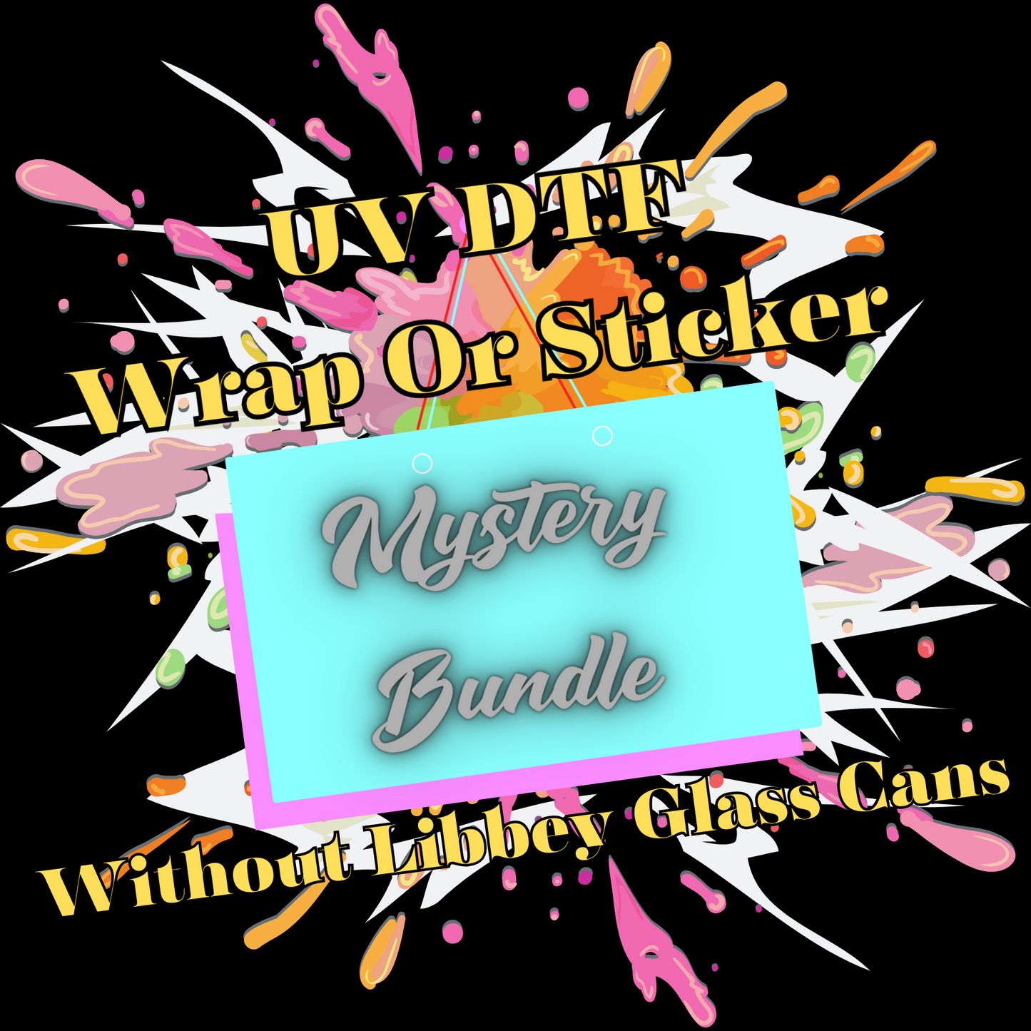 UV DTF Wrap Or Sticker Mystery Bundle