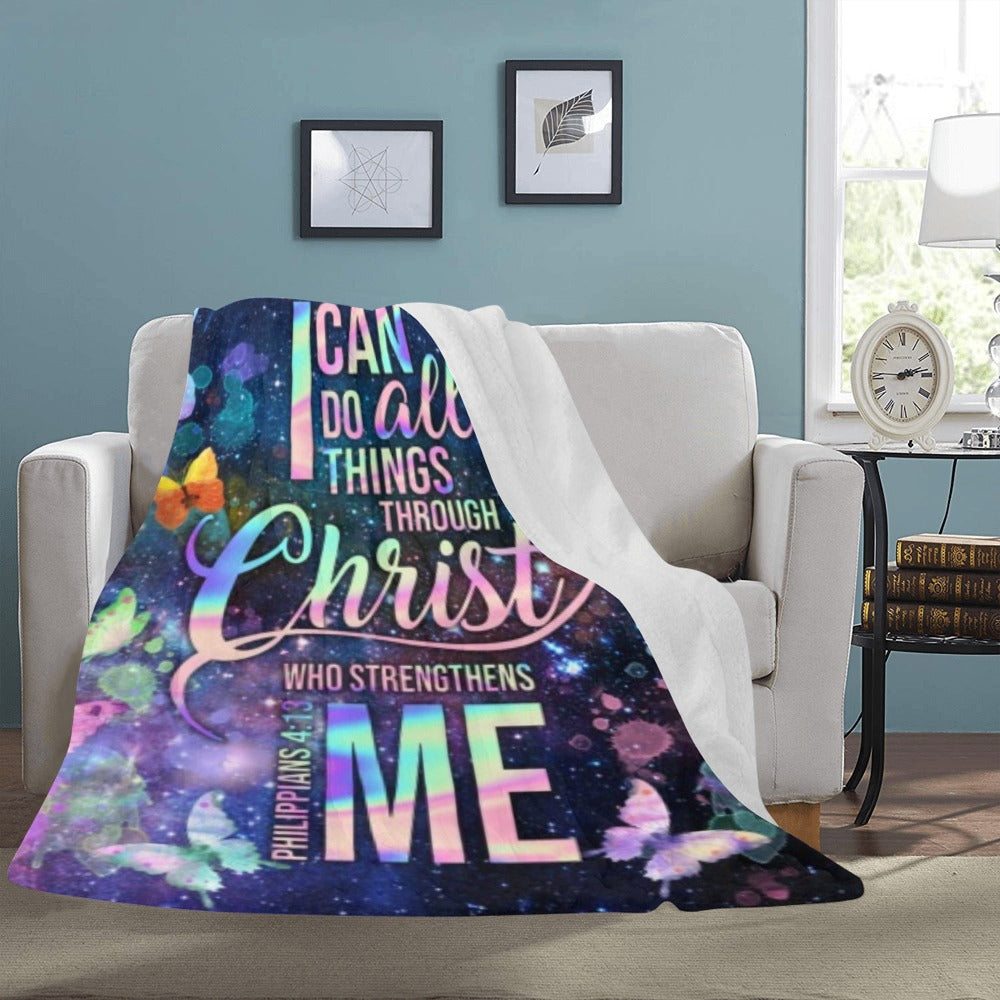 Christian-Bible Verse Ultra-Soft Micro Fleece Blanket 60"x80"