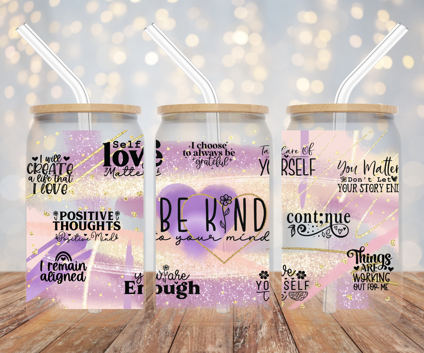 Be Kind UV DTF Wrap ONLY