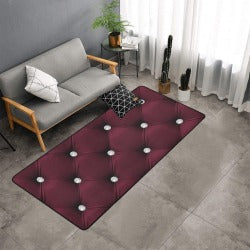 Custom Logo Business Rug Area Rug with Black Binding 5'x3'3''