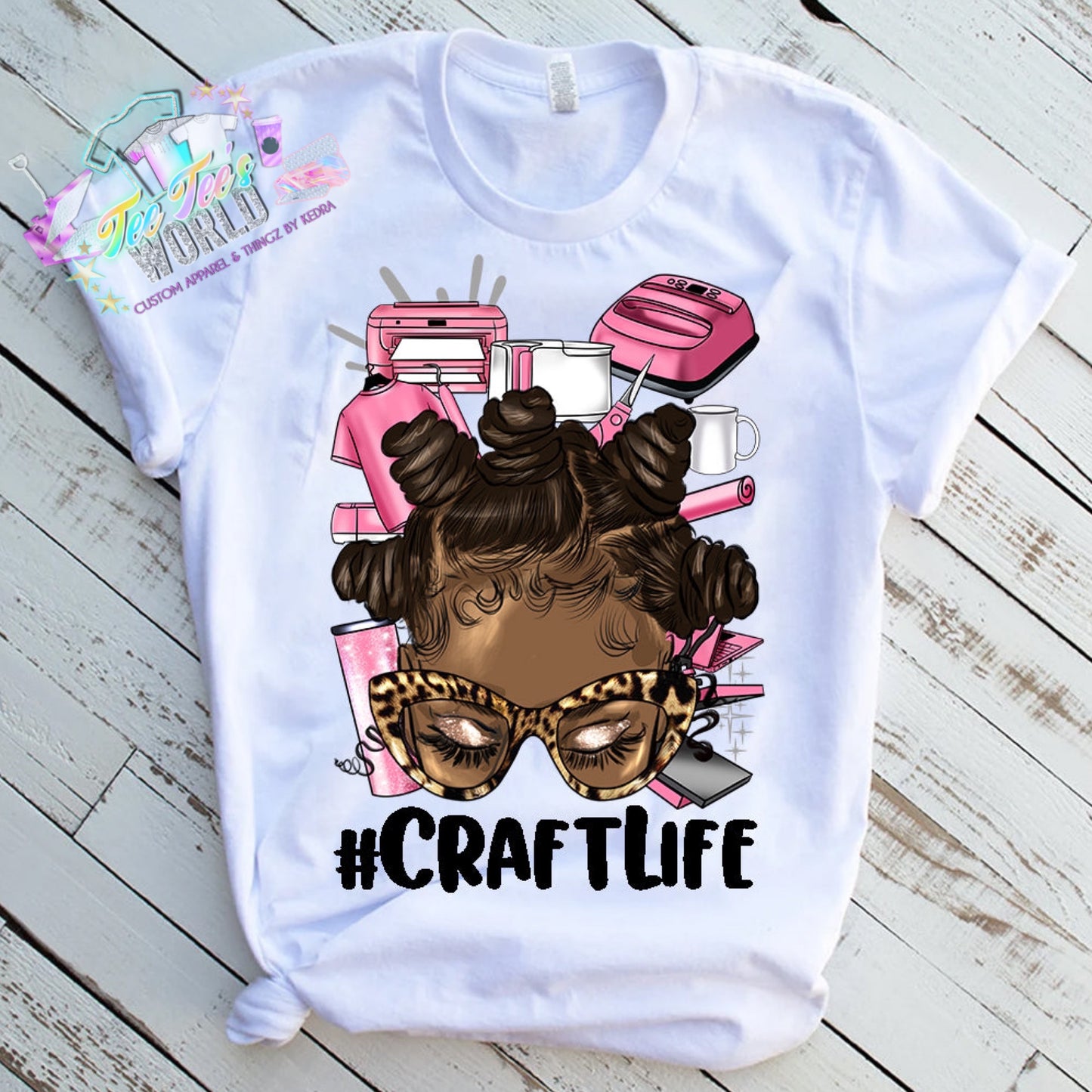 Craftlife Bantu Pink DTF Transfer ONLY