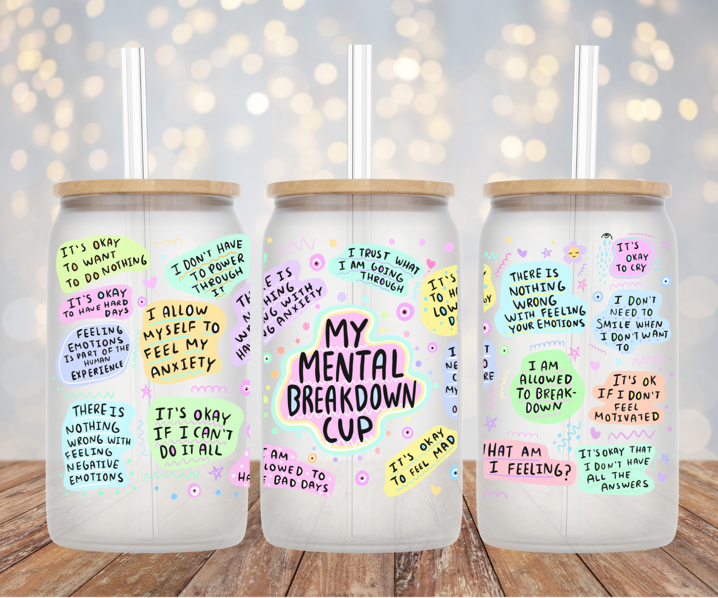 Mental Breakdown UV DTF Wraps Only