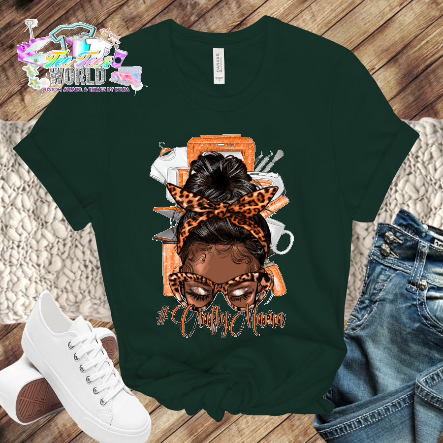 #CraftyMama Orange PNG Digital File