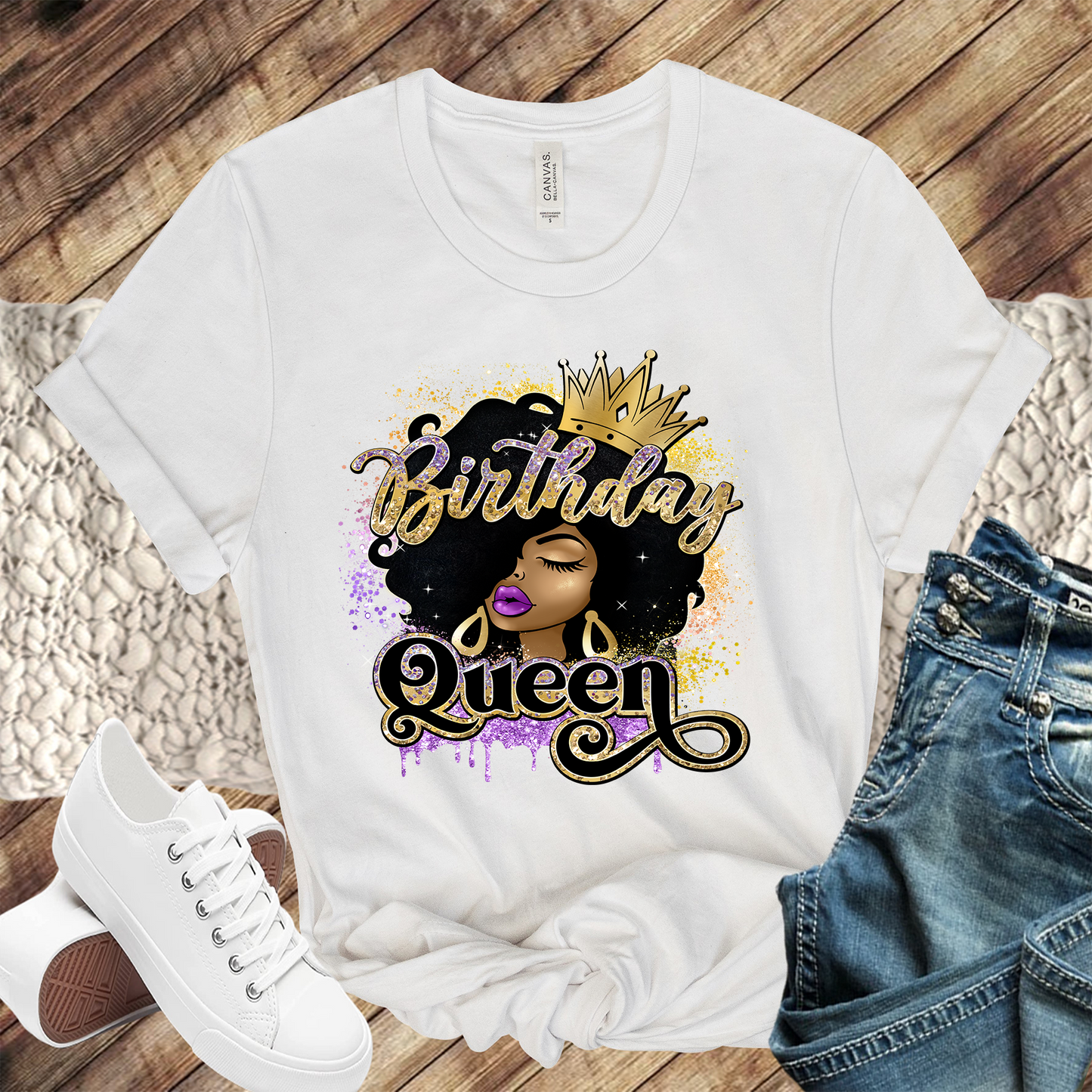 SUBLIMATION TRANSFERS ONLY Birthday Queen