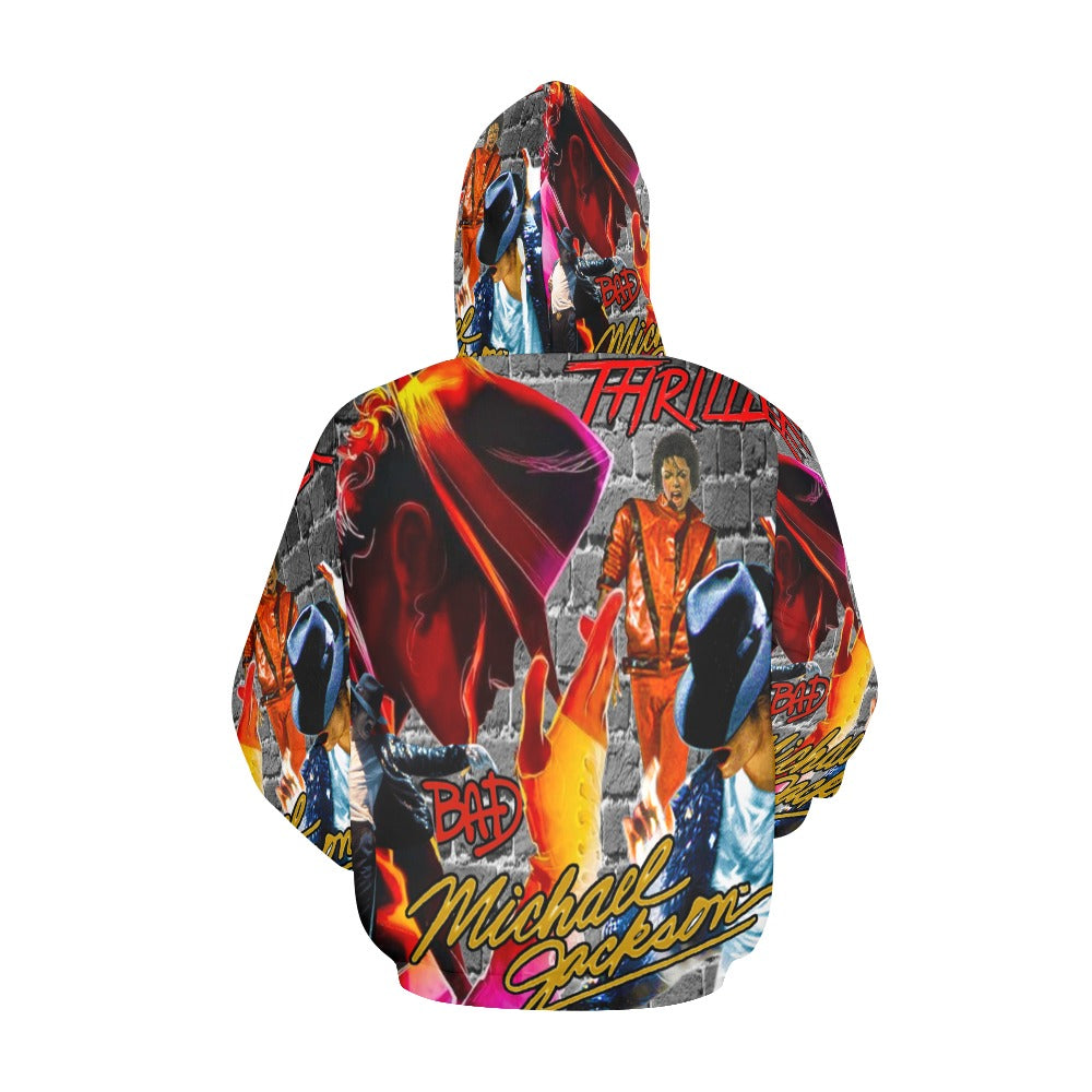 Michael Jackson Best Hits All Over Print Hoodie (USA Size)