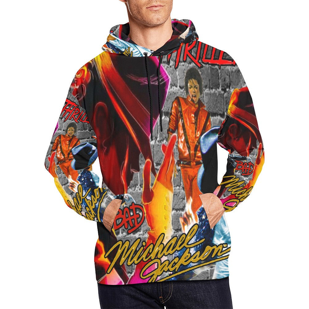 Michael Jackson Best Hits All Over Print Hoodie (USA Size)