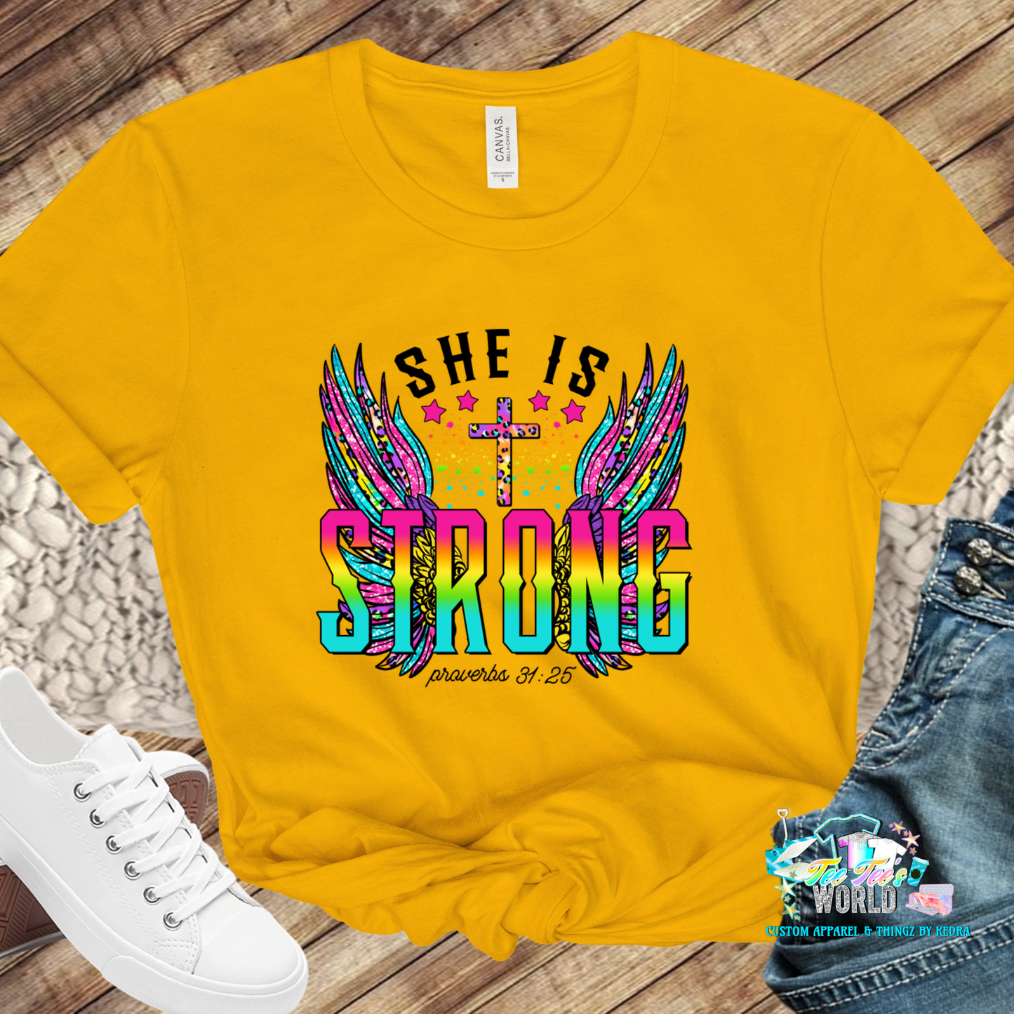 She Is Strong HTV (Eco Solvent) Transfer Only
